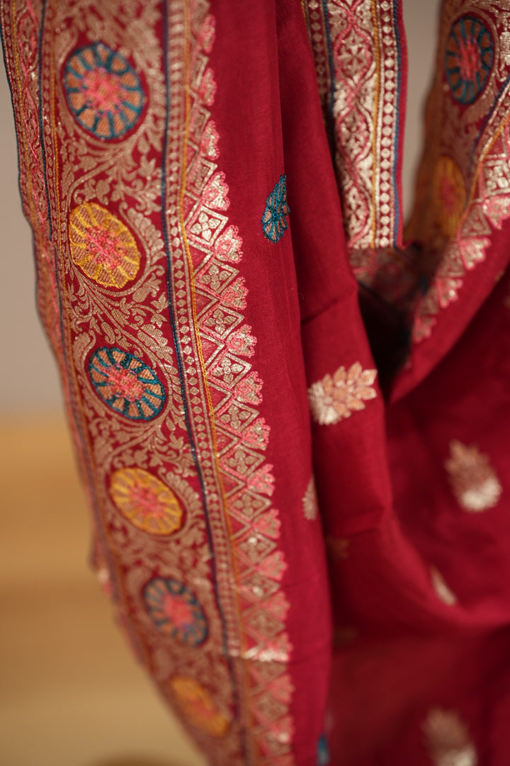 Semi Silk Dupatta TDA0555