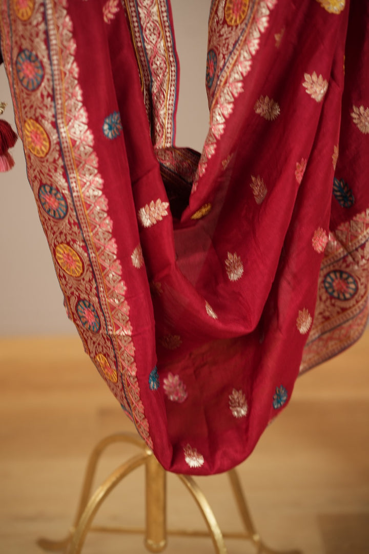 Semi Silk Dupatta TDA0555