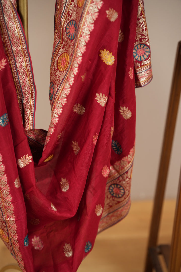 Semi Silk Dupatta TDA0555