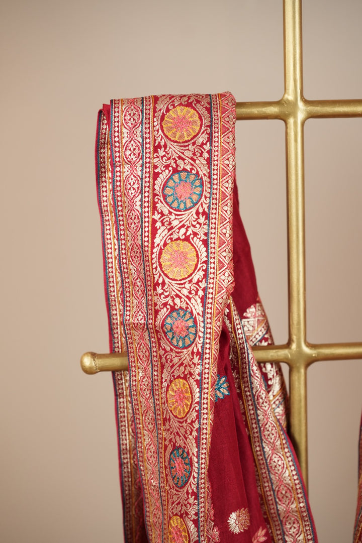 Semi Silk Dupatta TDA0555