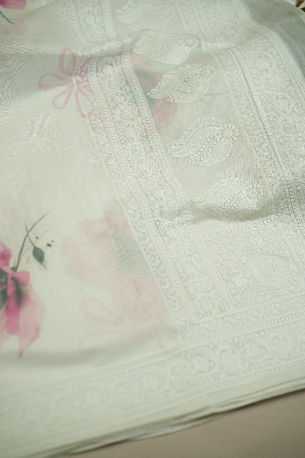 Art Chanderi Saree TSA0579