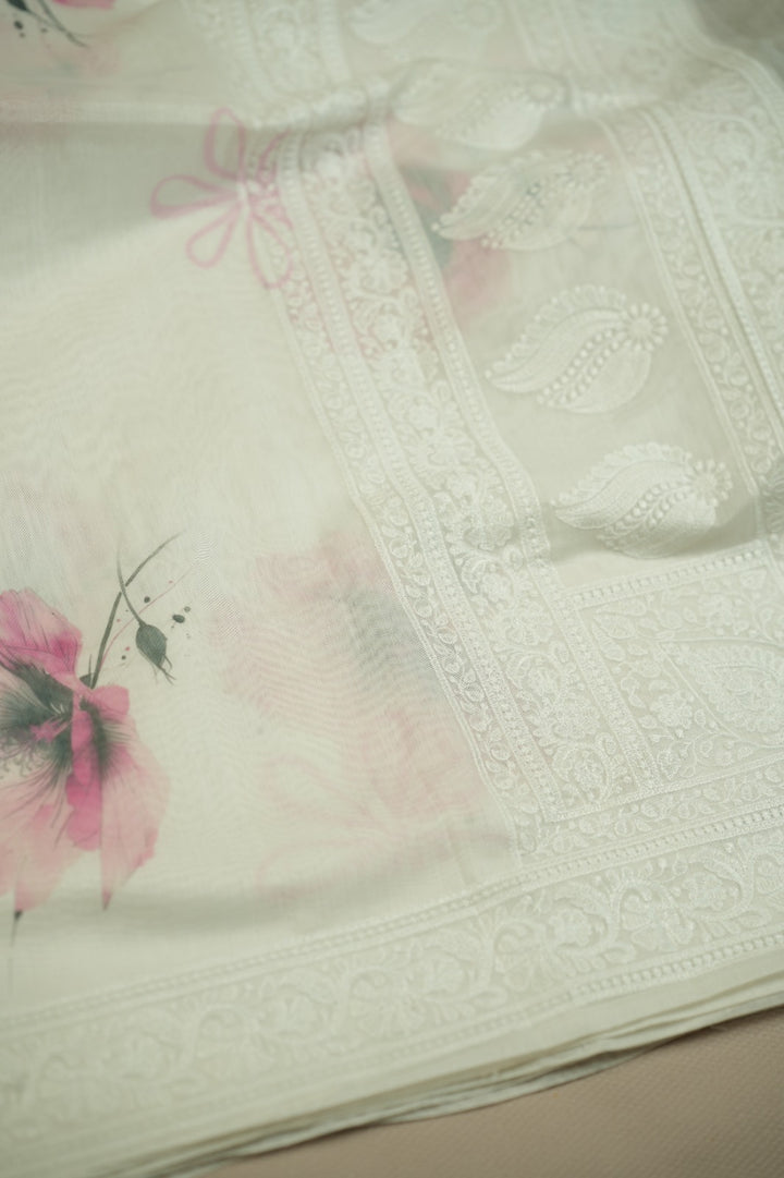 Art Chanderi Saree TSA0579