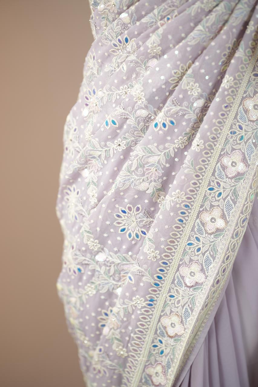 Georgette Saree TSA0562