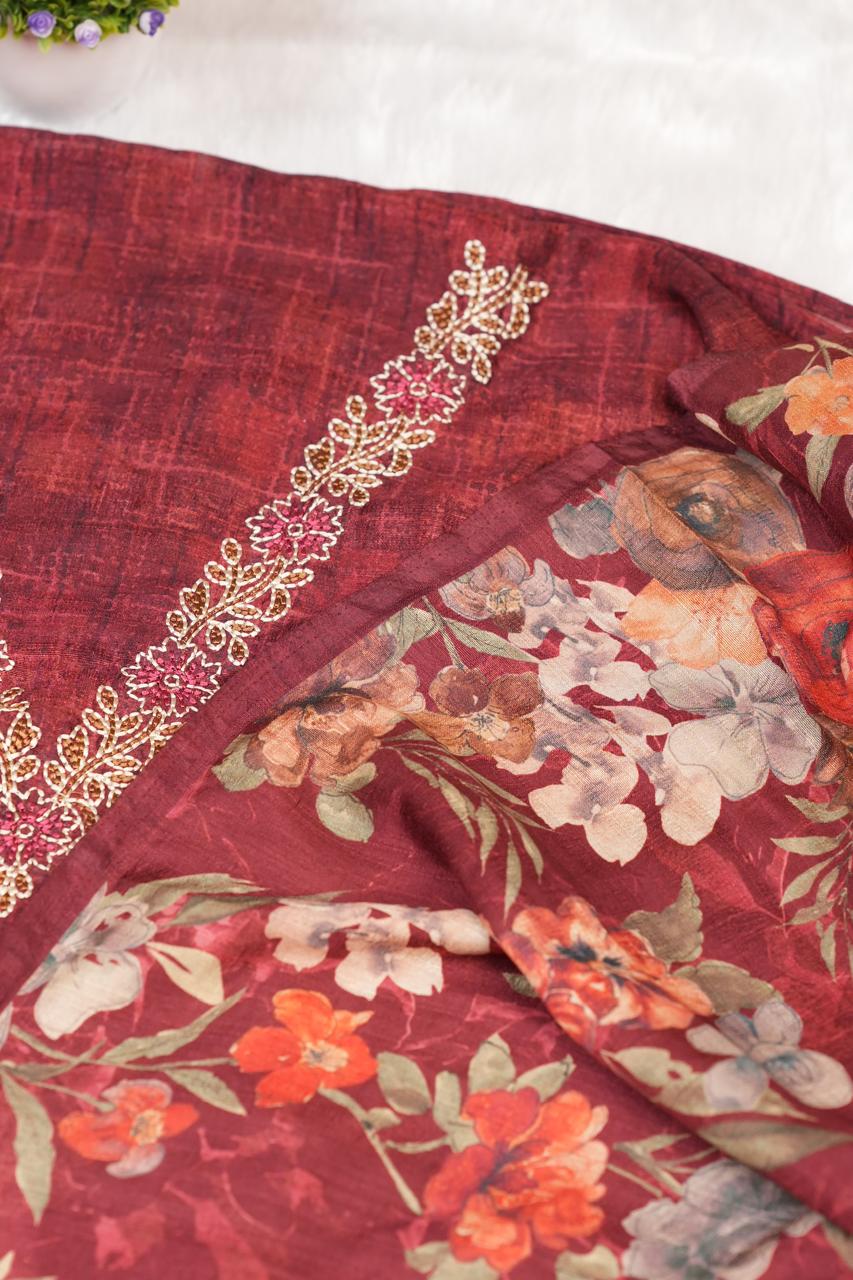 Semi Tussar Salwar TSS5033