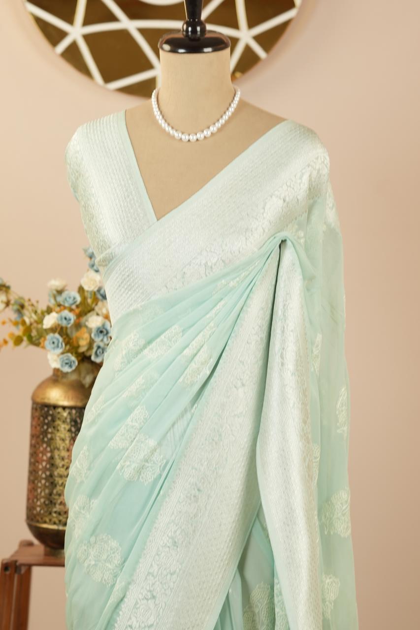 Georgette Saree TSA5041