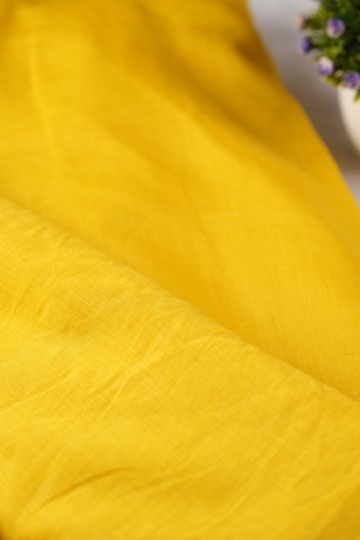 Mul Chanderi Material Plain TRF5087
