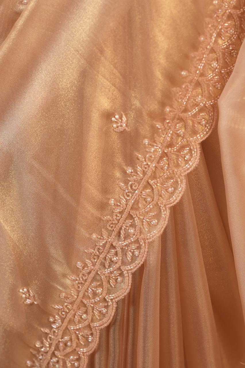 Tissue Organza Saree TSA5088