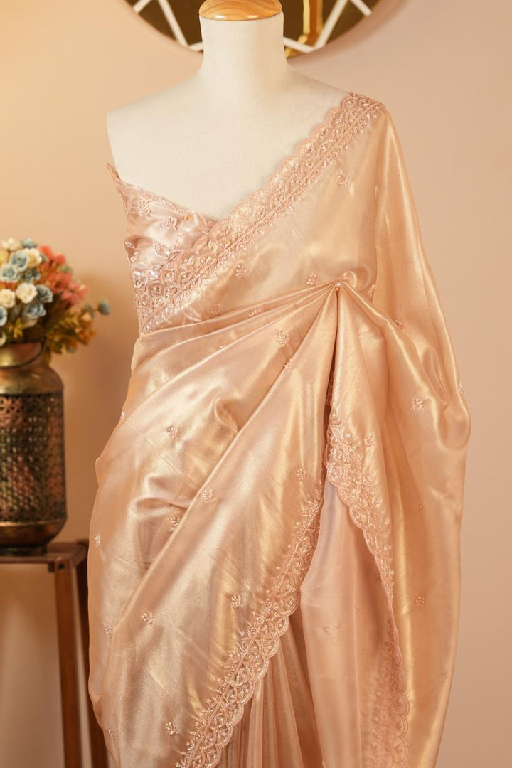 Tissue Organza Saree TSA5088