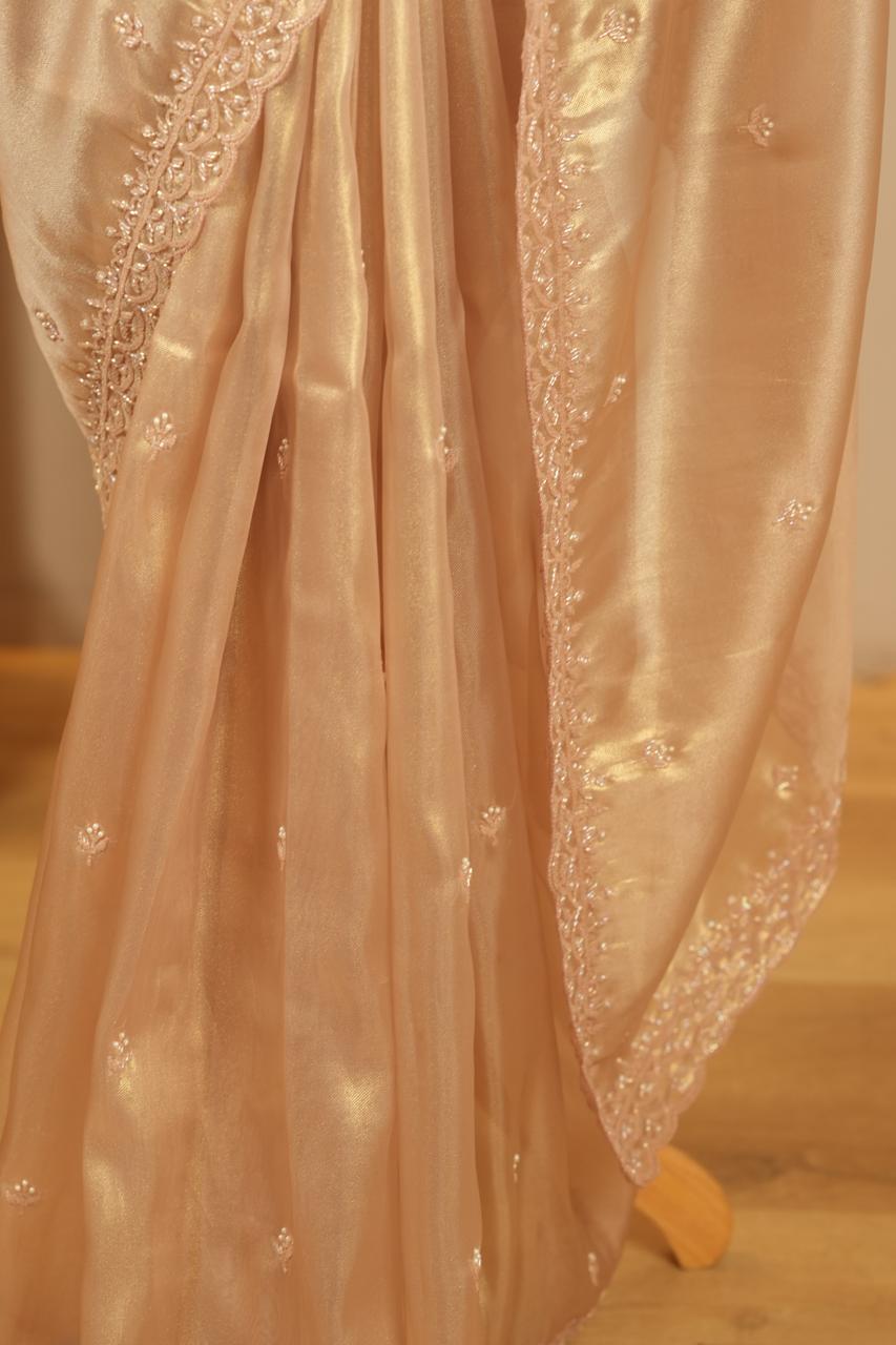 Tissue Organza Saree TSA5088