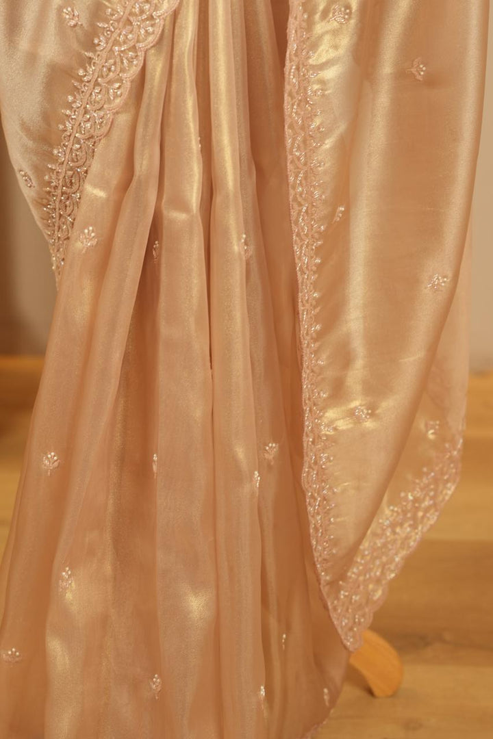 Tissue Organza Saree TSA5088