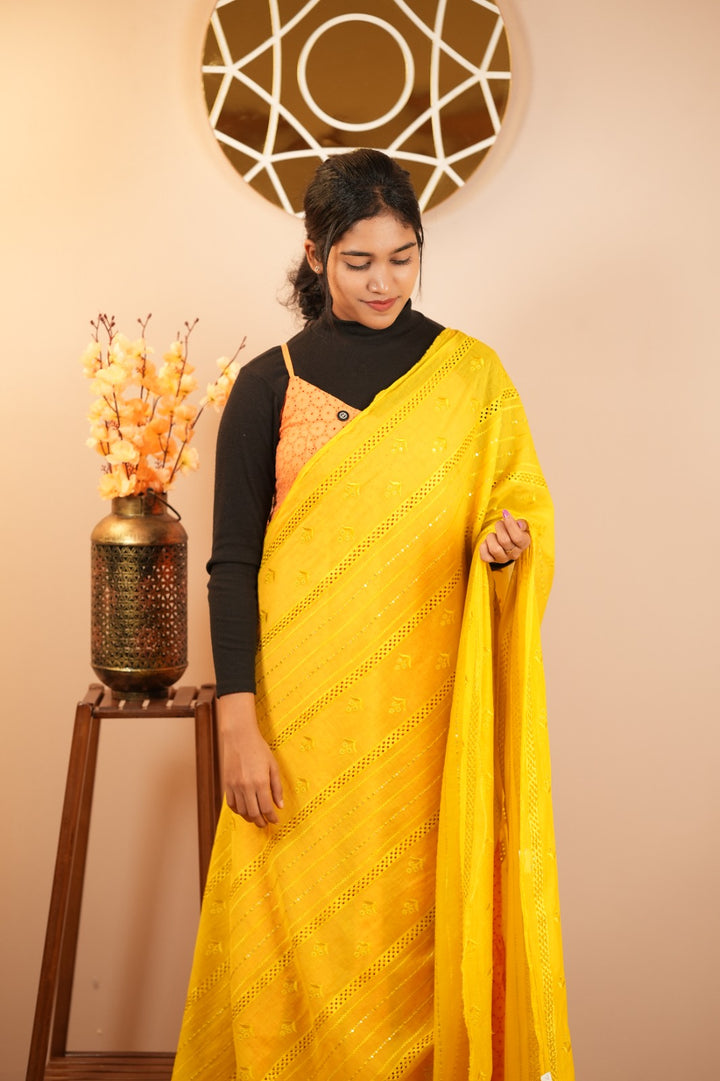 Mul Chanderi Material TRF5087