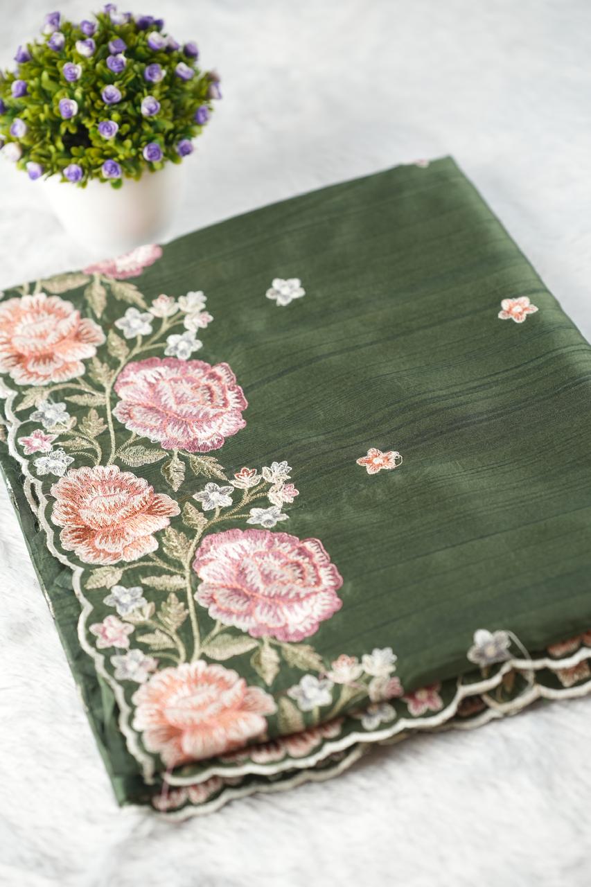 Semi Tussar Saree TSA5091