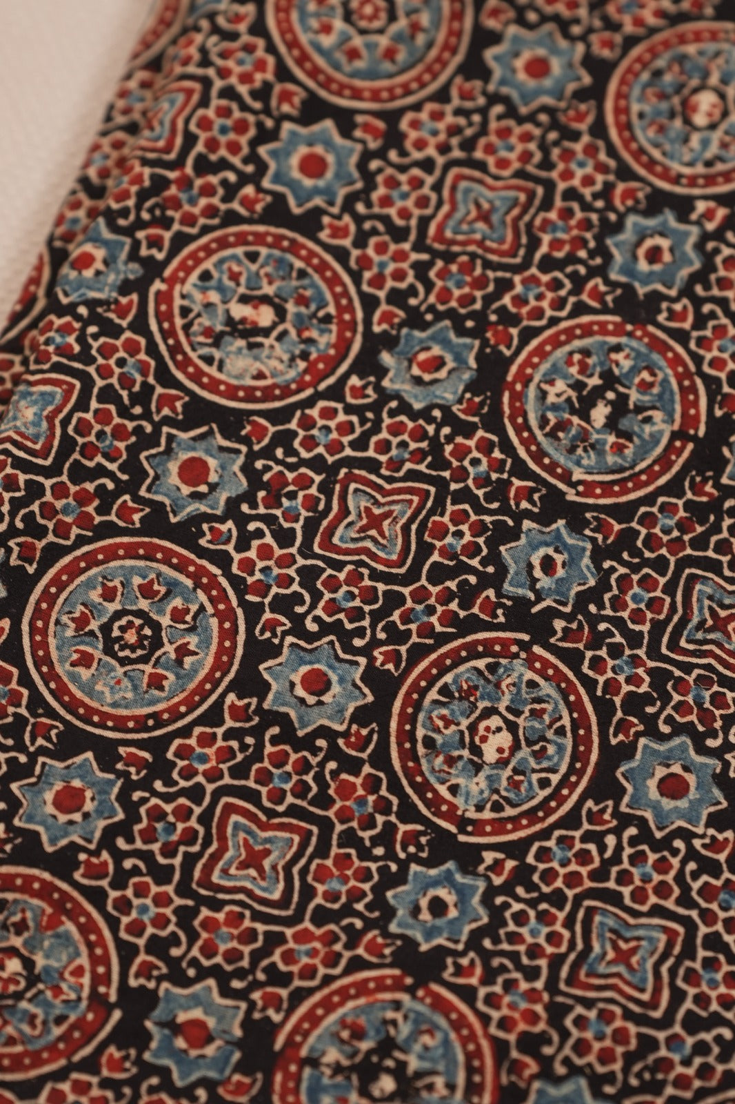 Pure Ajrakh Print Chanderi Material TRF0635 - 2.5 Meter