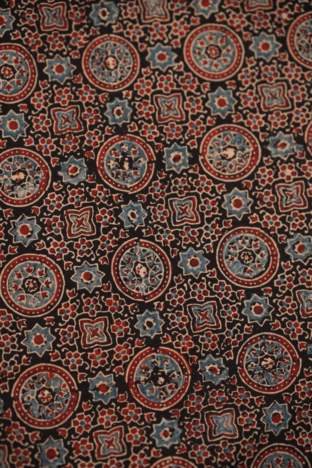 Pure Ajrakh Print Chanderi Material TRF0635 - 2.5 Meter