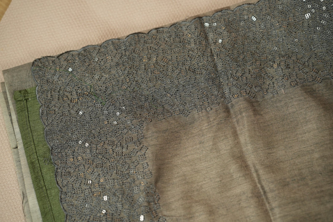 Semi Tussar Saree TSA5114