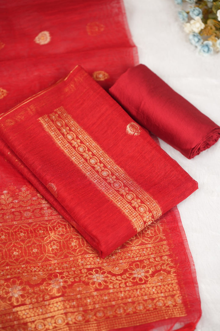 Semi Chanderi Salwar TSS5133