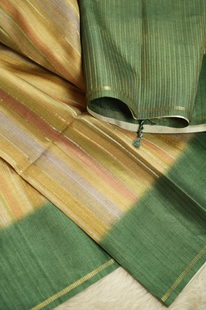 Semi Tussar Saree TSA5137