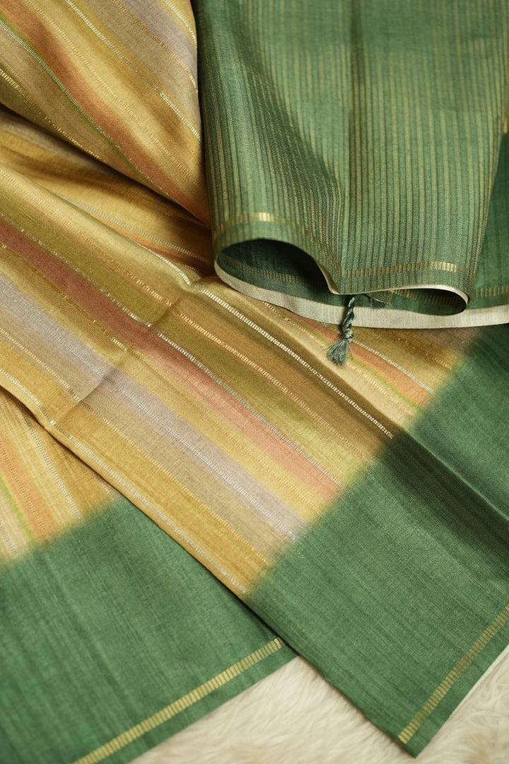 Semi Tussar Saree TSA5137