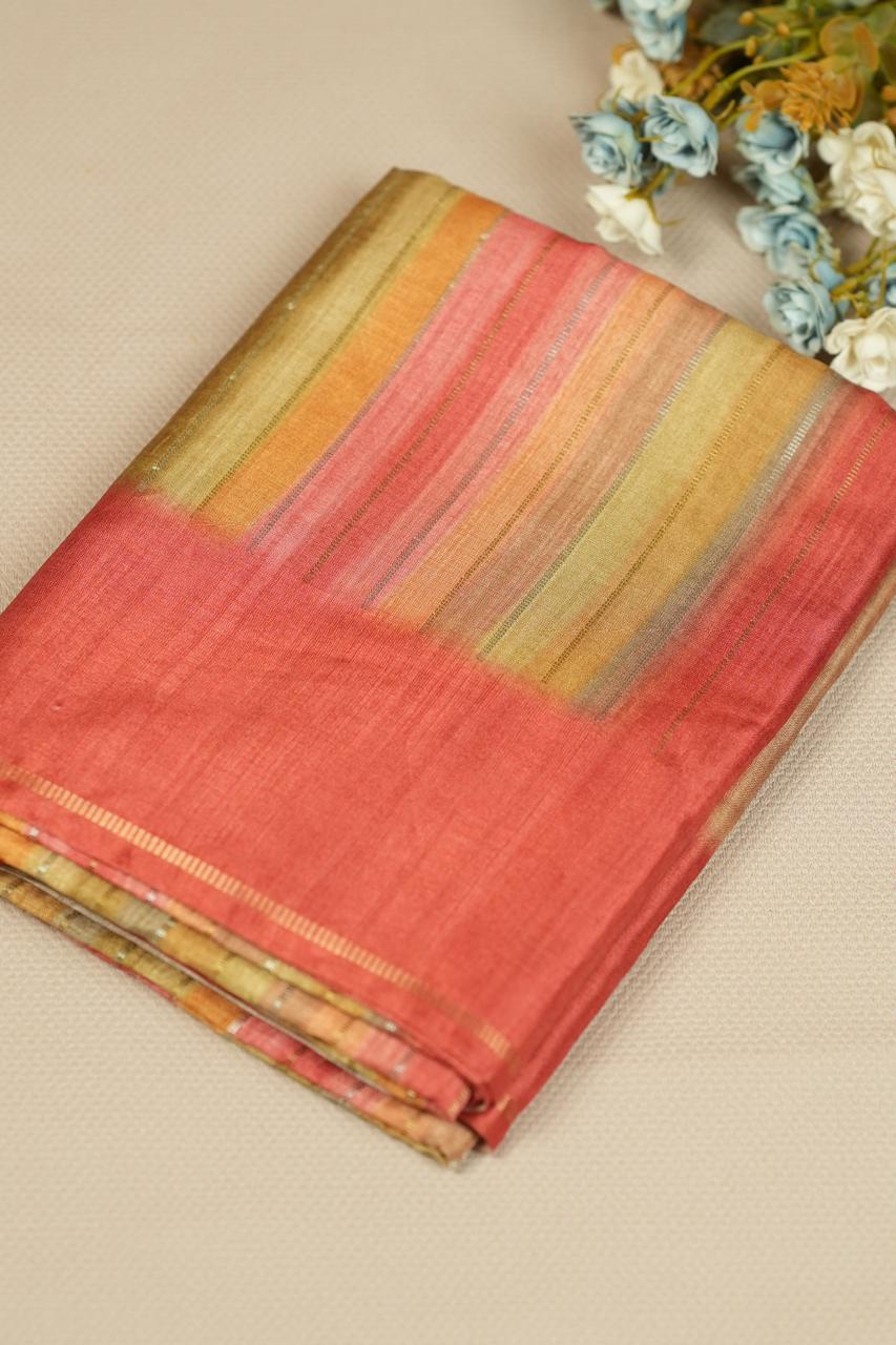 Semi Tussar Saree TSA5137