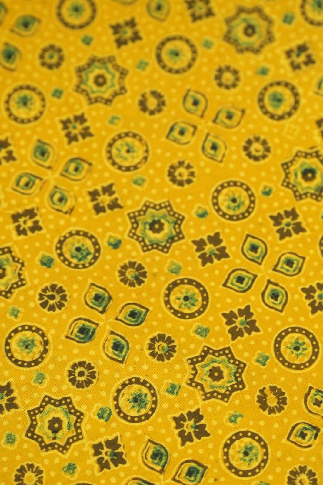 Pure Ajrakh Print Cotton Material TRF5140 - 3 Meter