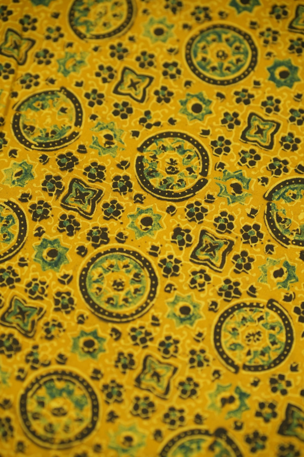 Pure Ajrakh Print Cotton Material TRF5140 - 2  Meter