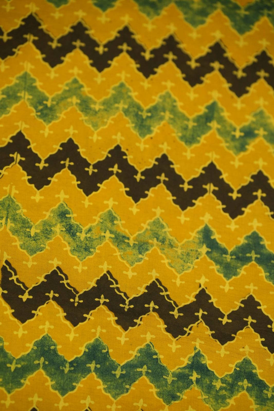 Pure Ajrakh Print Cotton Material TRF5140 - 2.10 Meter