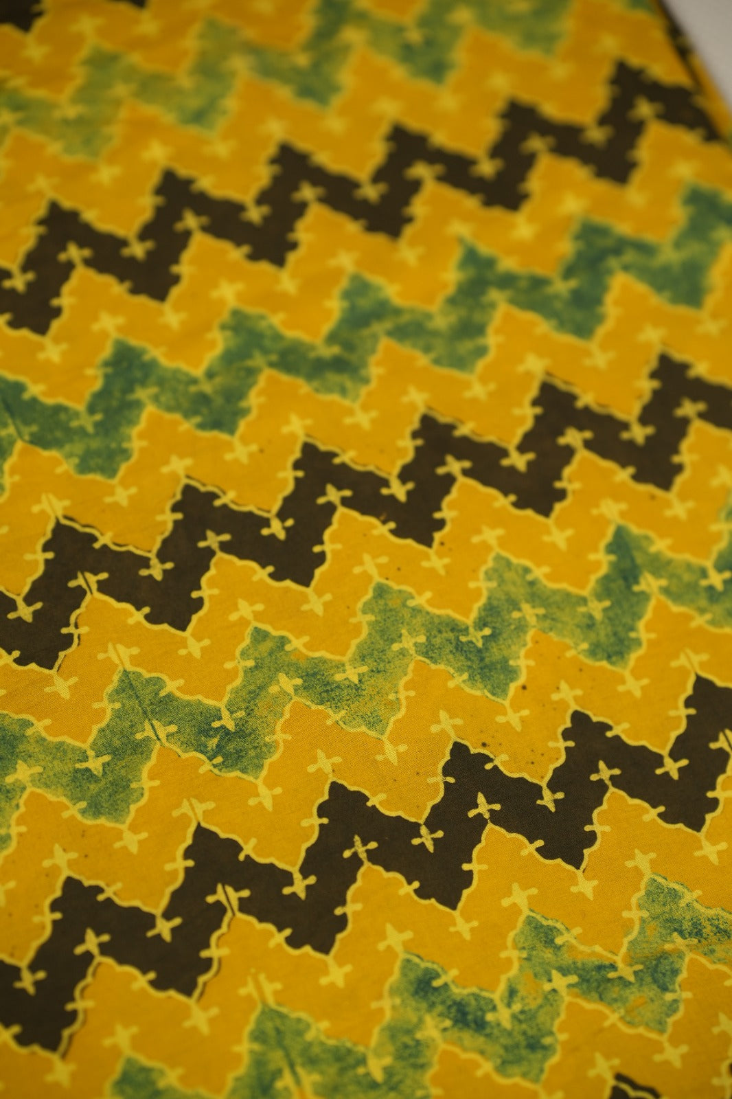 Pure Ajrakh Print Cotton Material TRF5140 - 3 Meter
