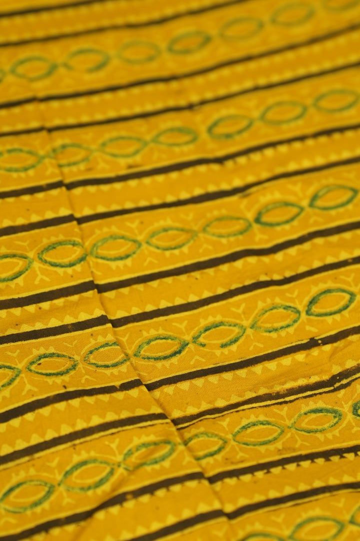 Pure Ajrakh Print Cotton Material TRF5140 - 2.25 Meter