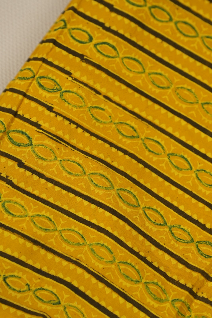 Pure Ajrakh Print Cotton Material TRF5140 - 3 Meter