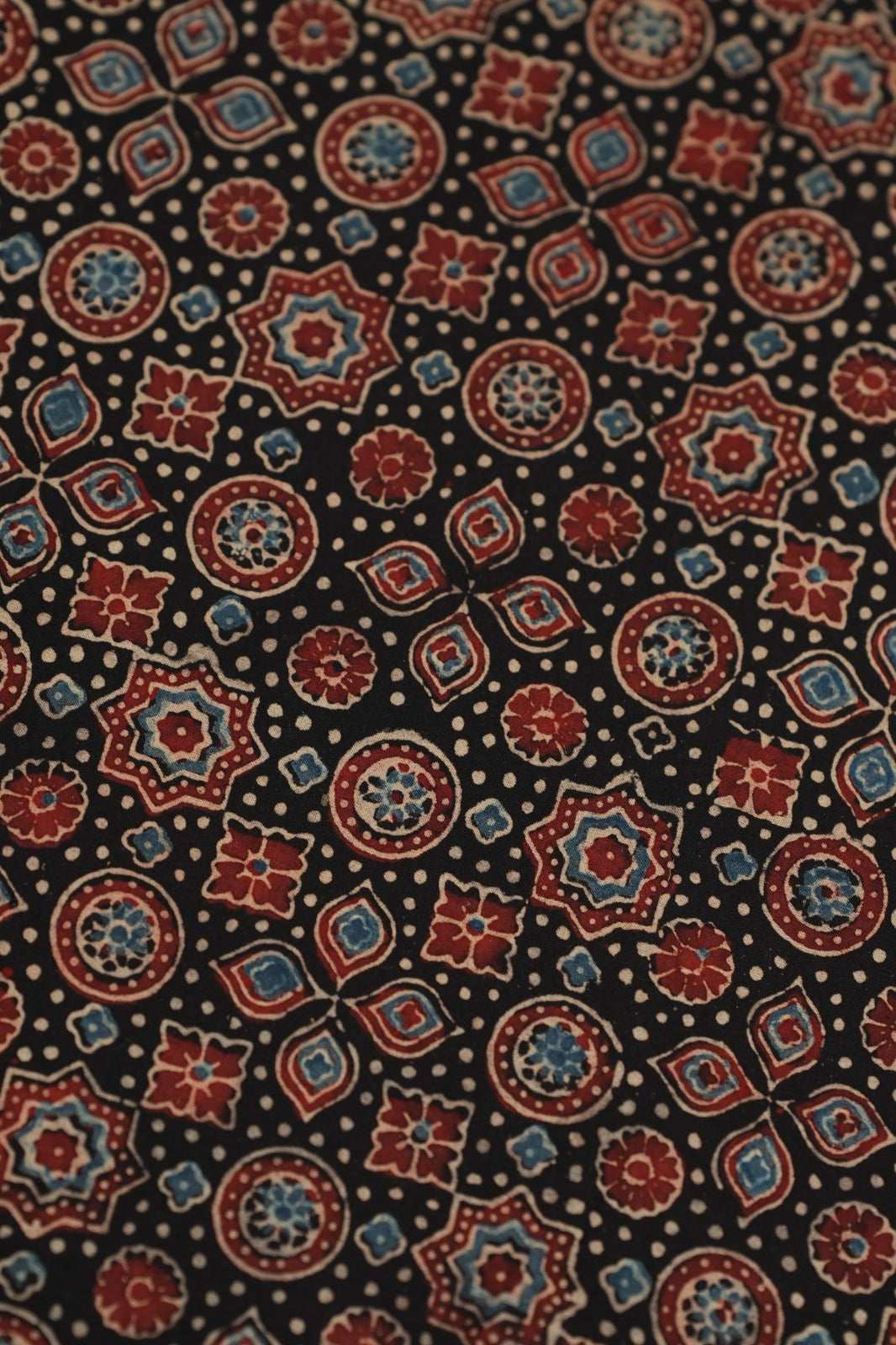 Pure Ajrakh Print Cotton Material TRF5140 - 2 Meter