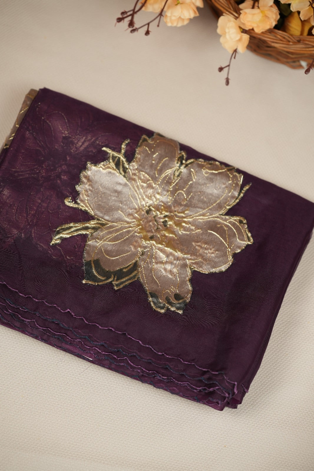 Turkish Organza Saree TSA5146