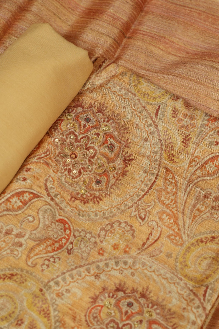Semi Chanderi Salwar TSS0721