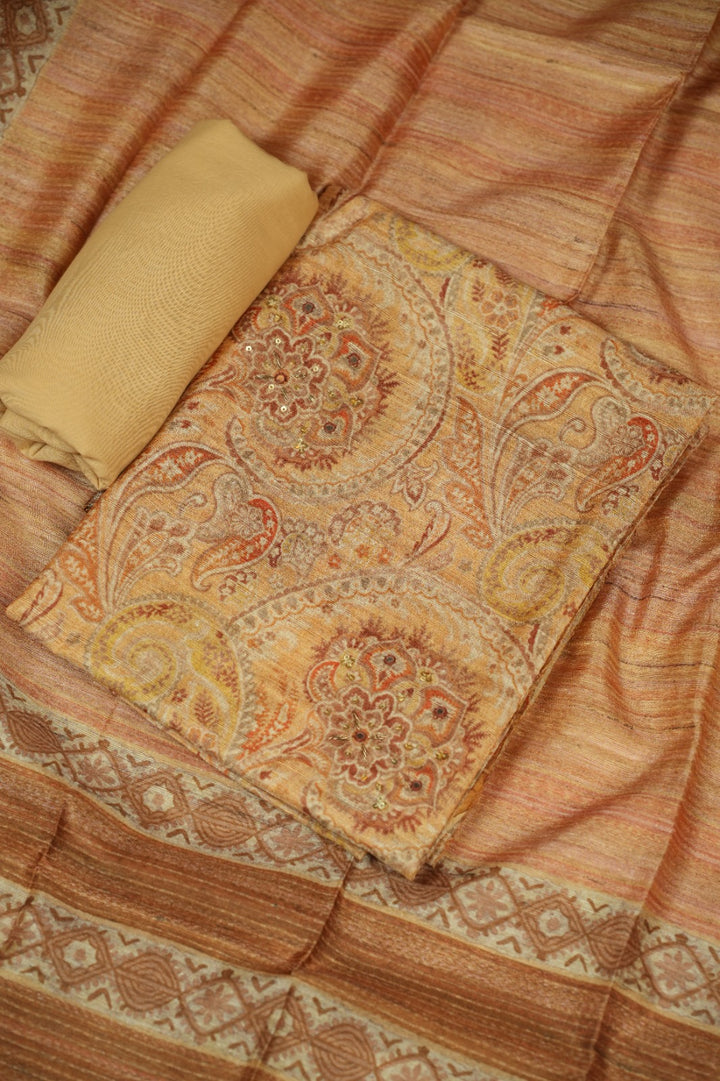 Semi Chanderi Salwar TSS0721