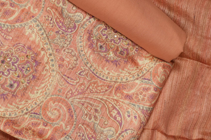 Semi Chanderi Salwar TSS0722