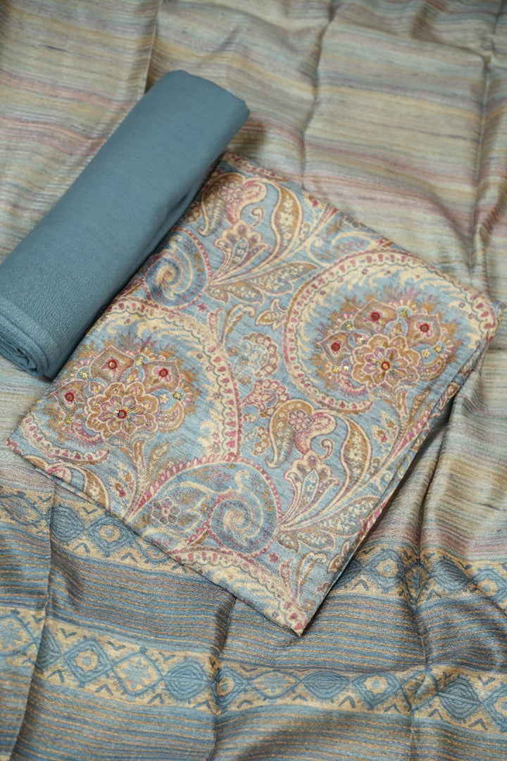 Semi Chanderi Salwar TSS0723