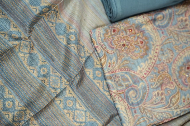 Semi Chanderi Salwar TSS0723
