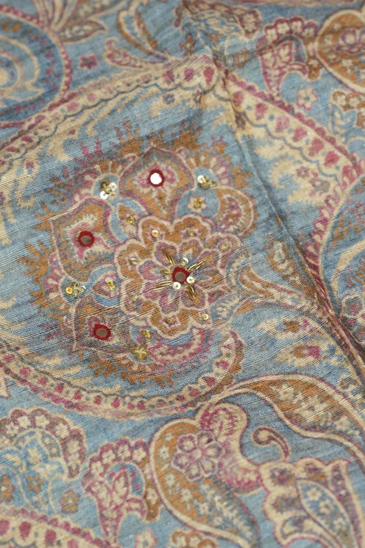 Semi Chanderi Salwar TSS0723