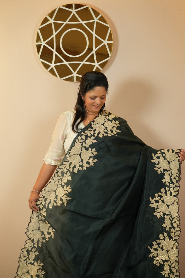 Organza Saree TSA5163