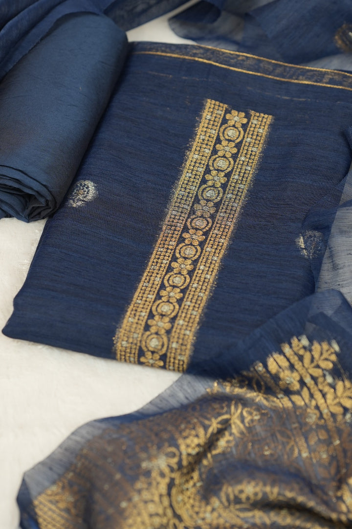 Semi Chanderi Salwar TSS0729