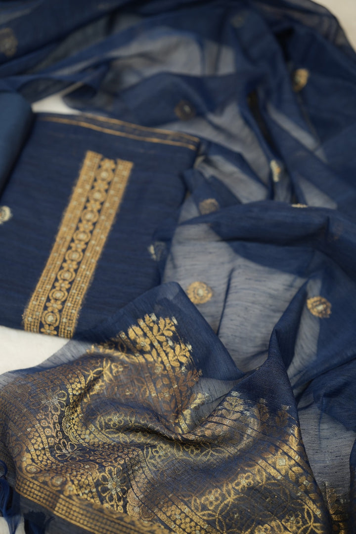Semi Chanderi Salwar TSS0729