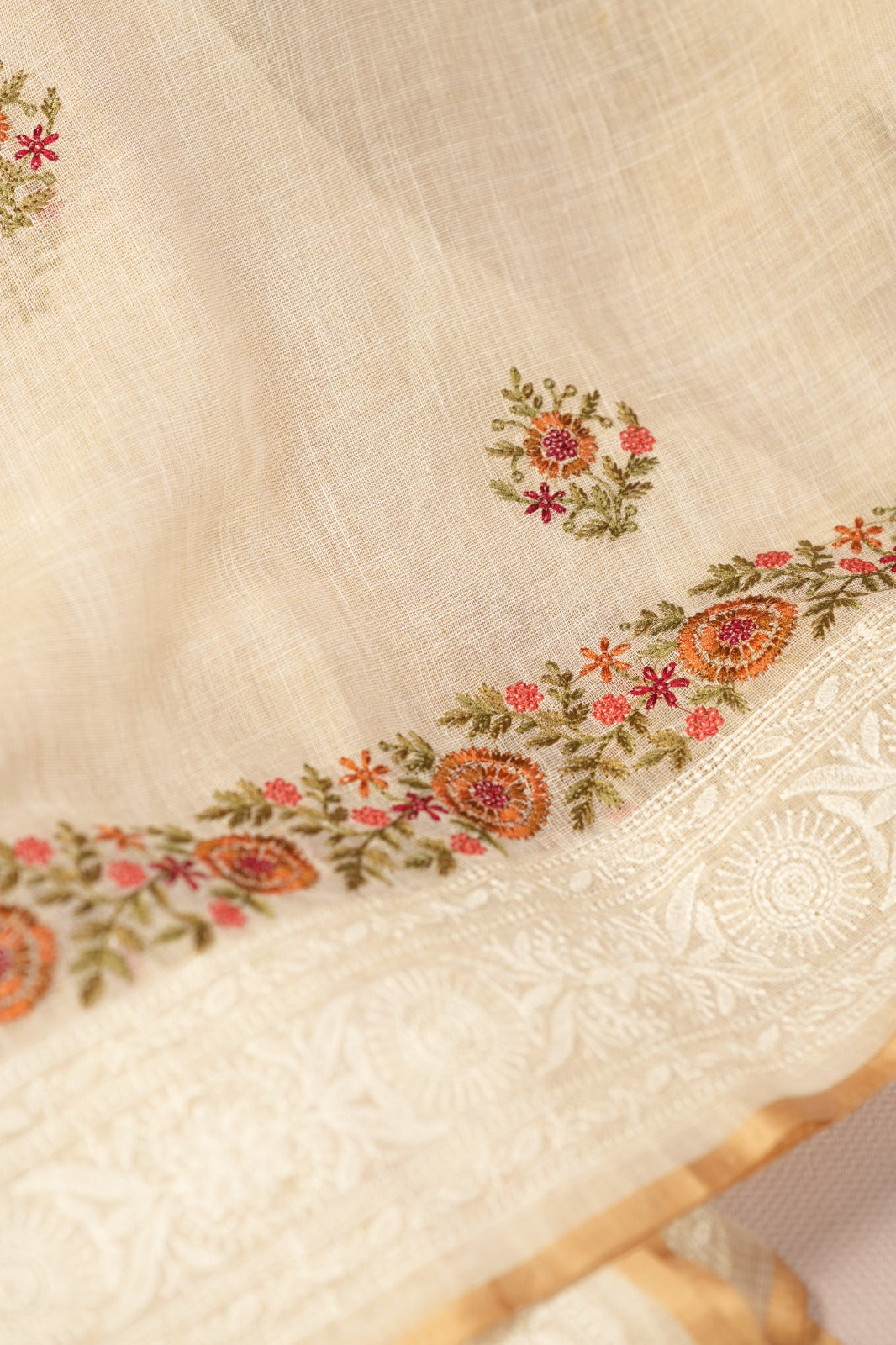 Tissue Linen Saree TSA5170