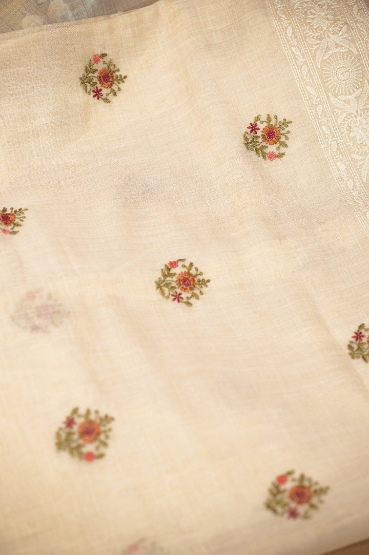 Tissue Linen Saree TSA5170
