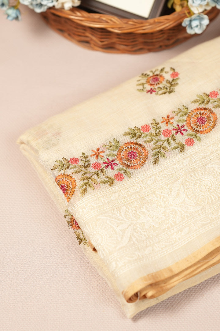Tissue Linen Saree TSA5170