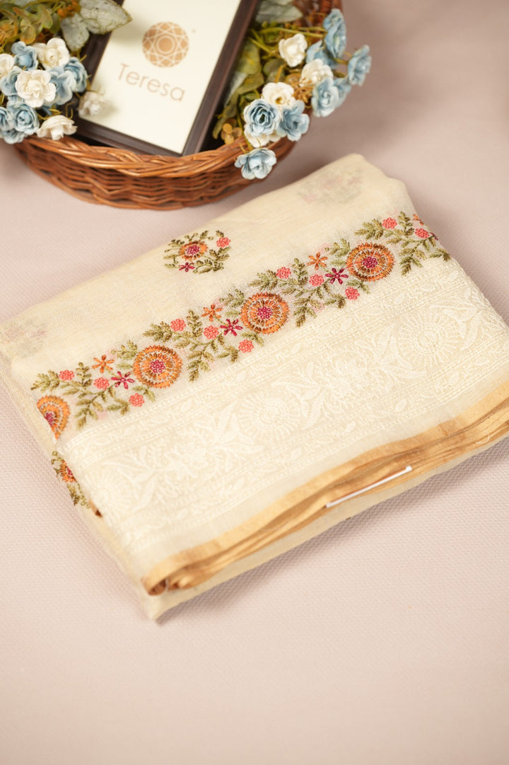 Tissue Linen Saree TSA5170