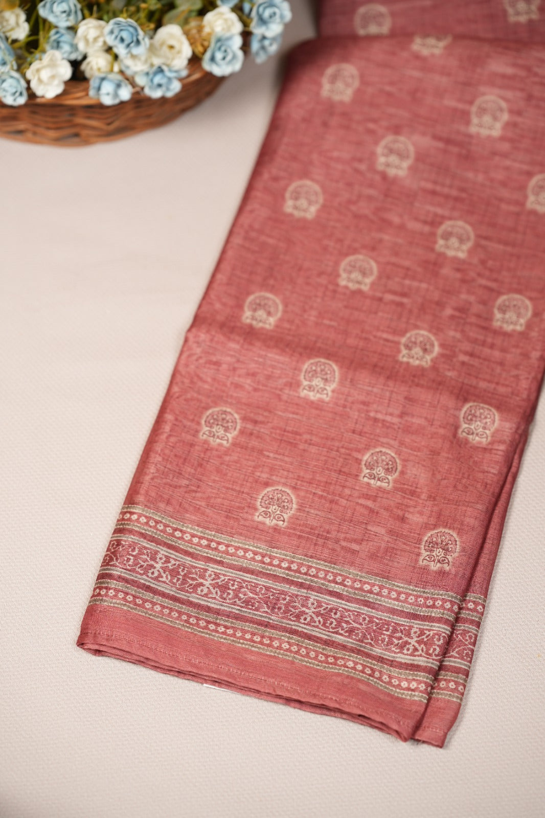 Semi Chanderi Salwar TSS0743