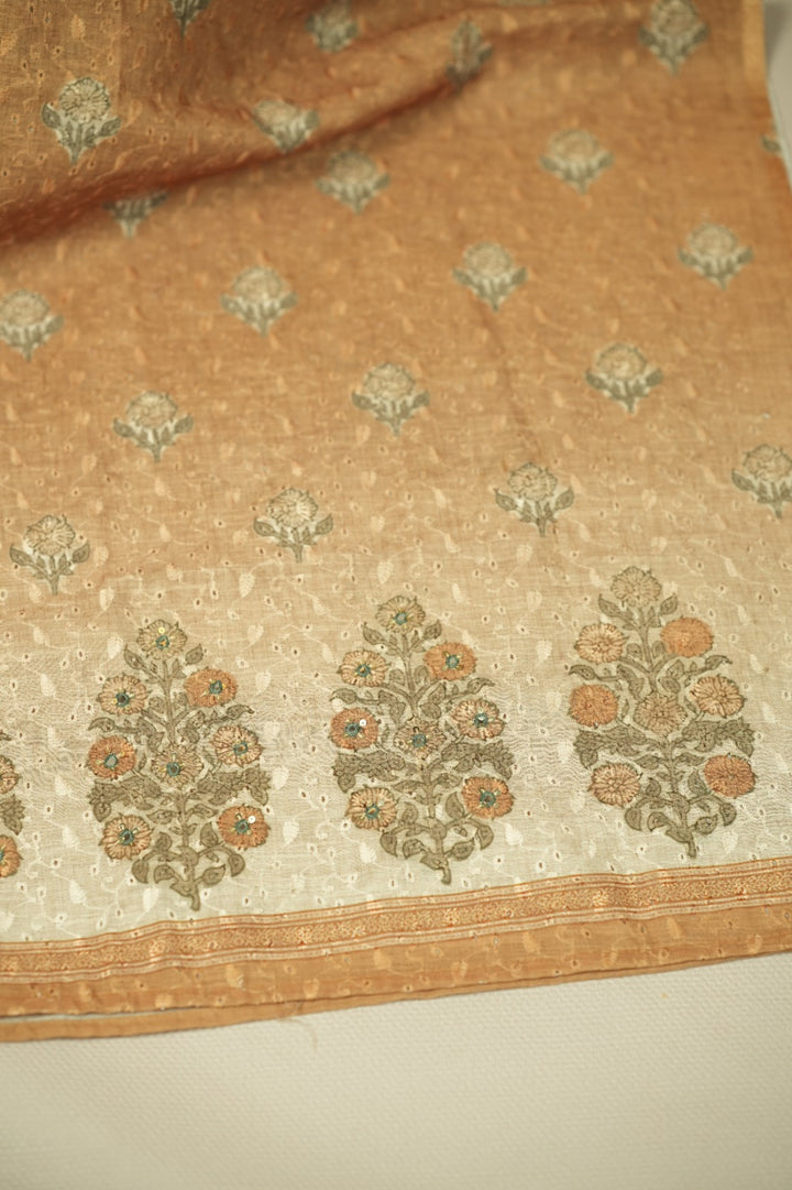 Semi Chanderi Salwar TSS0742