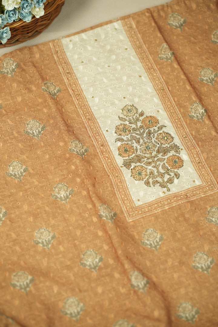 Semi Chanderi Salwar TSS0742