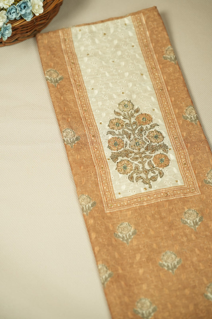 Semi Chanderi Salwar TSS0742