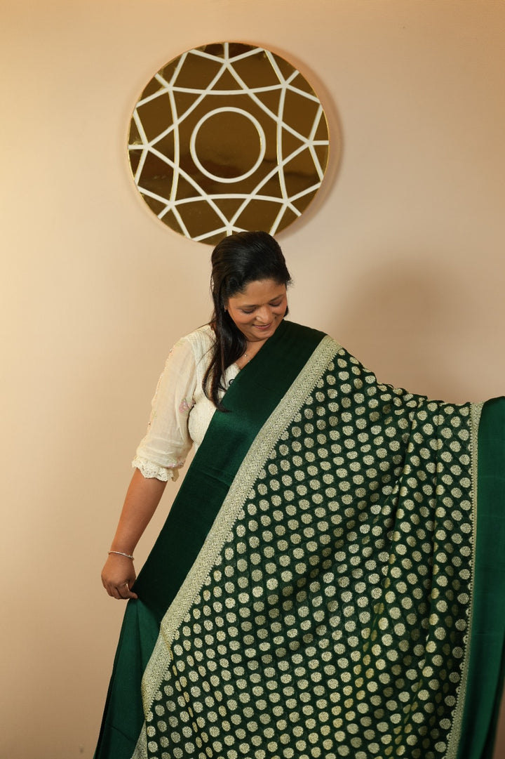 Georgette Banarasi Saree TSA5174