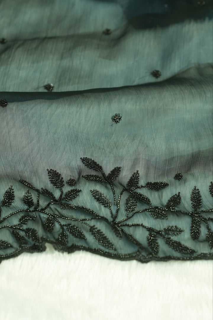 Crushed Organza Saree TSA5186